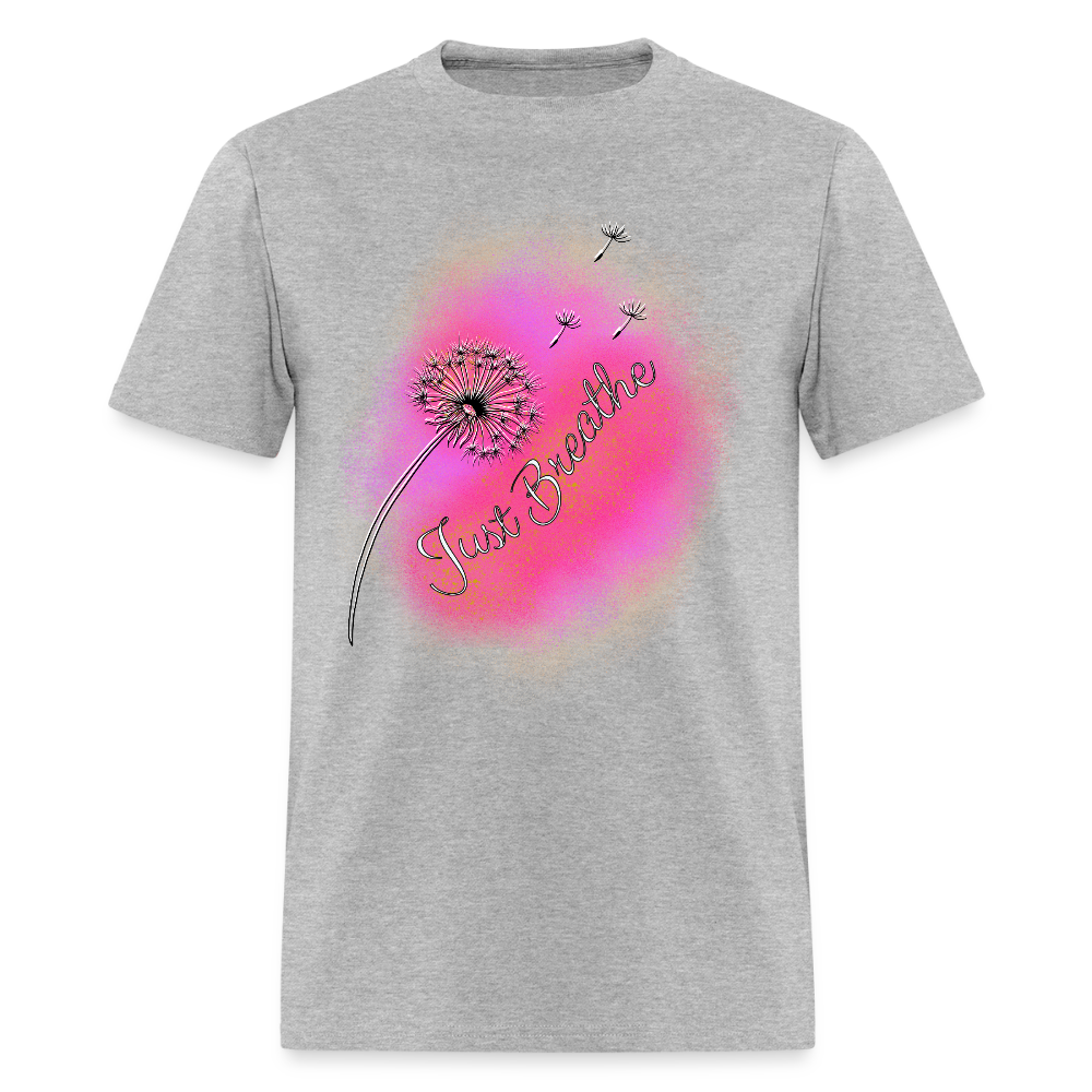 Just Breathe T-Shirt | GILDAN 5000 - heather gray