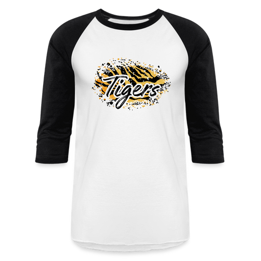 Tigers Splash Baseball T-Shirt - white/black