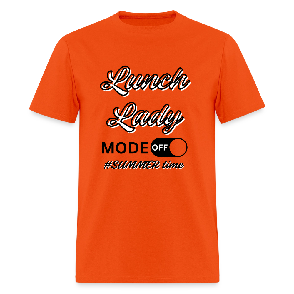 Lunch Lady Mode off T-Shirt | GILDAN 5000 - orange