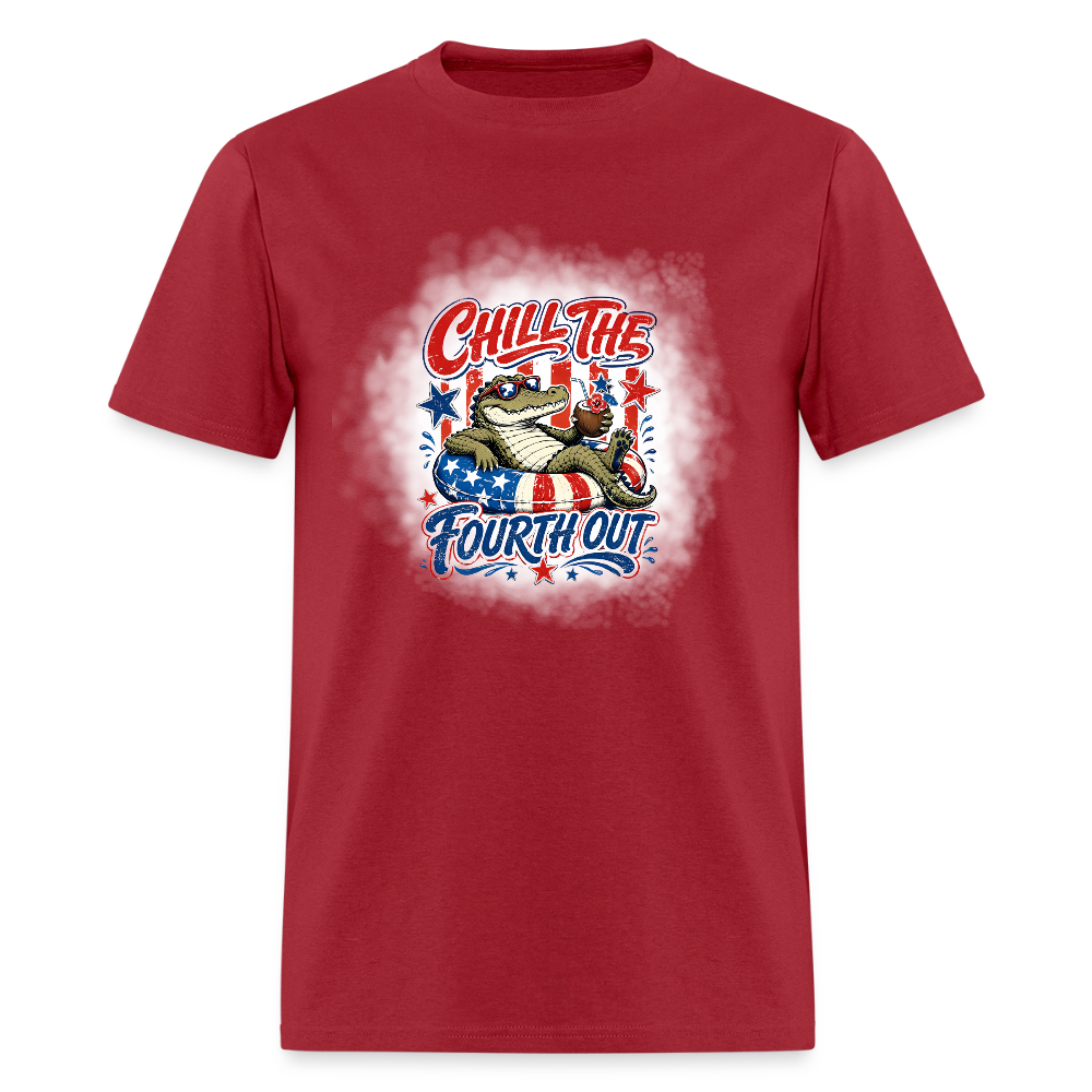 Chill the Fourth Out Croc T-Shirt | GILDAN 5000 - true red