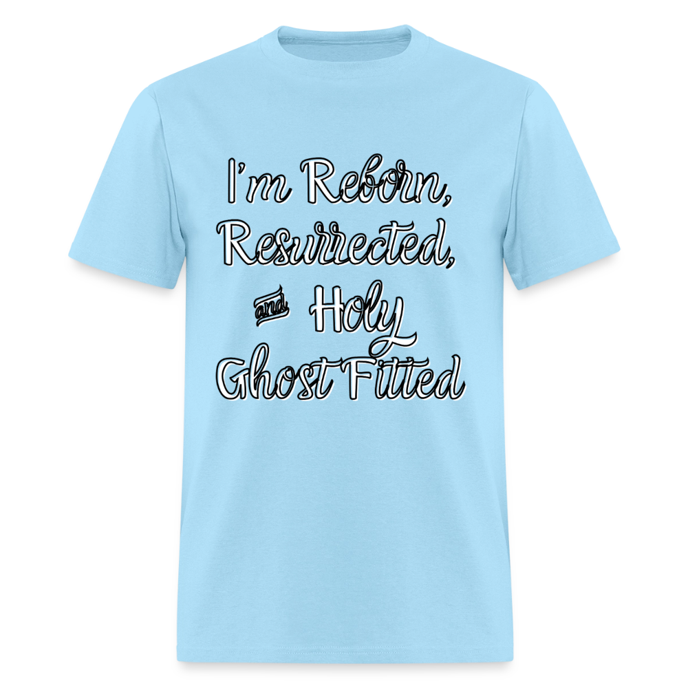 Holy Ghost Fitted T-Shirt | GILDAN 5000 - powder blue