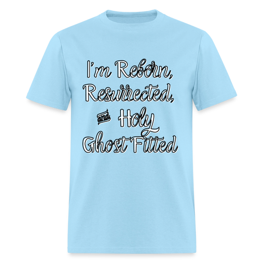 Holy Ghost Fitted T-Shirt | GILDAN 5000 - powder blue
