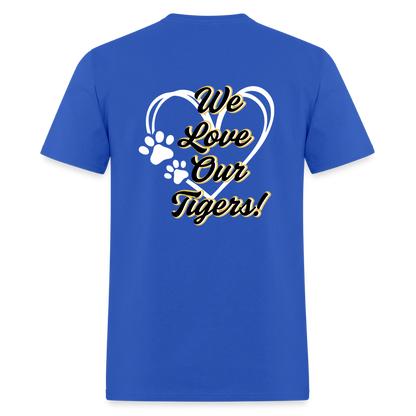 MPHS Black and Gold Love  T-Shirt | GILDAN 5000 - royal blue