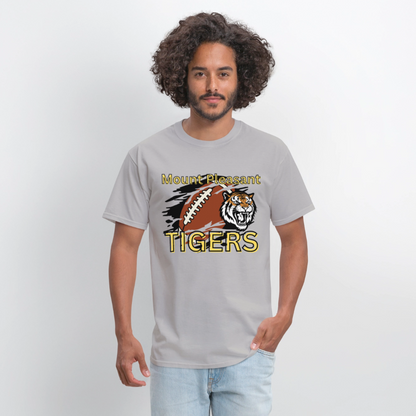 Mount Pleasant TIGERS Football T-Shirt | GILDAN 5000 - gravel 