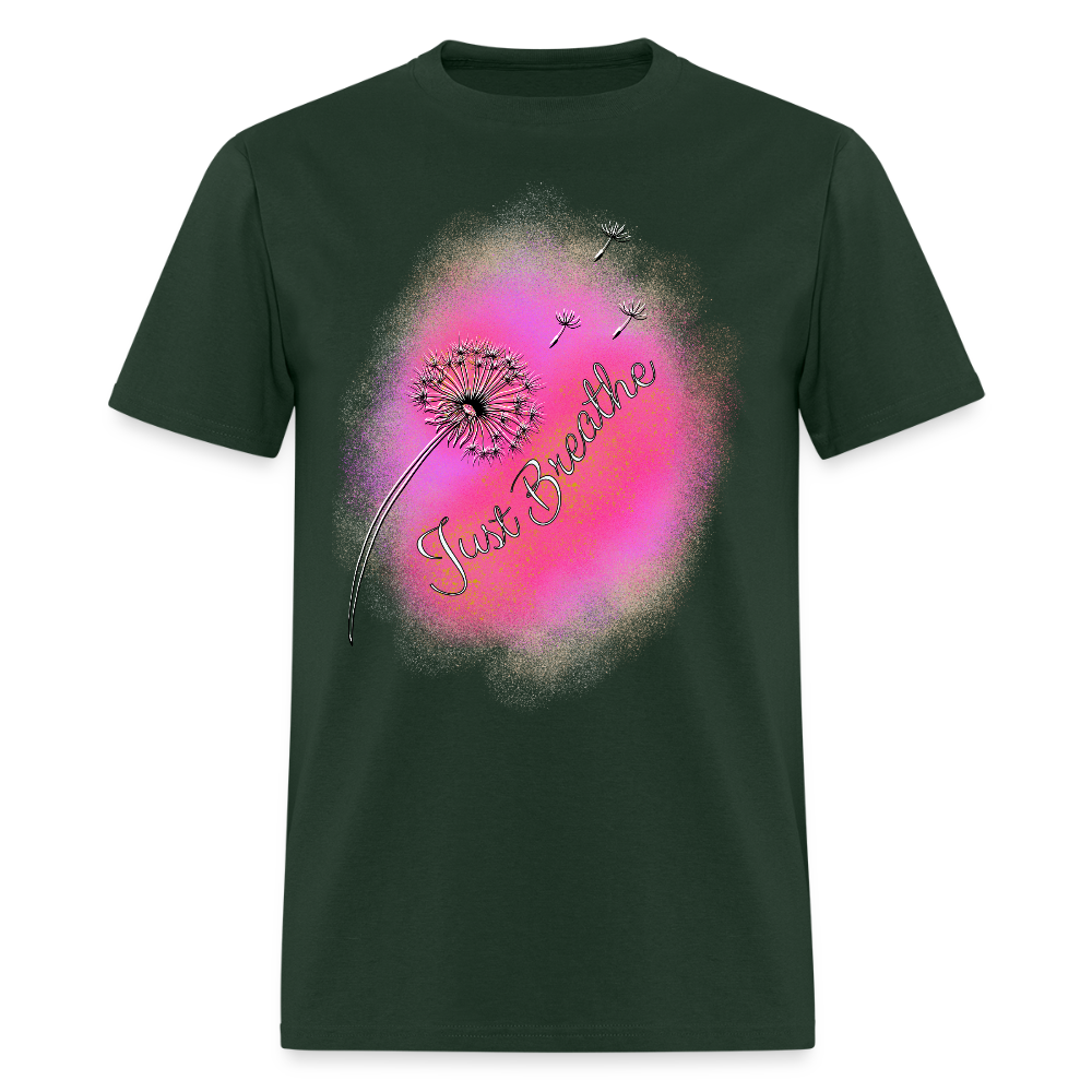Just Breathe T-Shirt | GILDAN 5000 - forest green