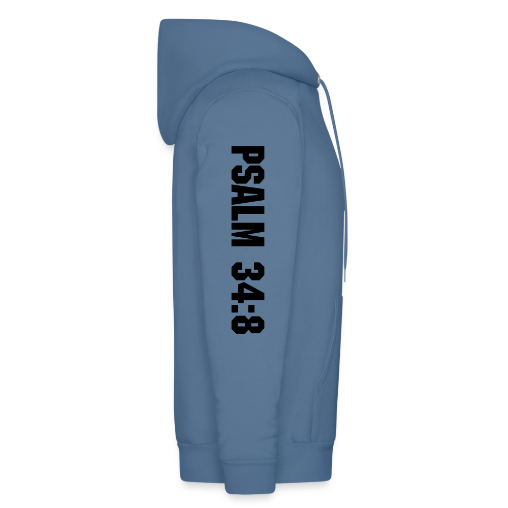 Psalm 34:8 - denim blue