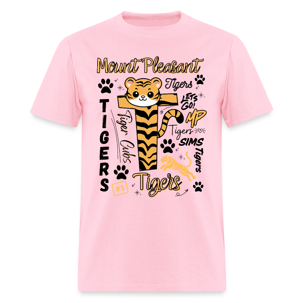 SIMS Tigers Adult T-Shirt | GILDAN 5000 - pink