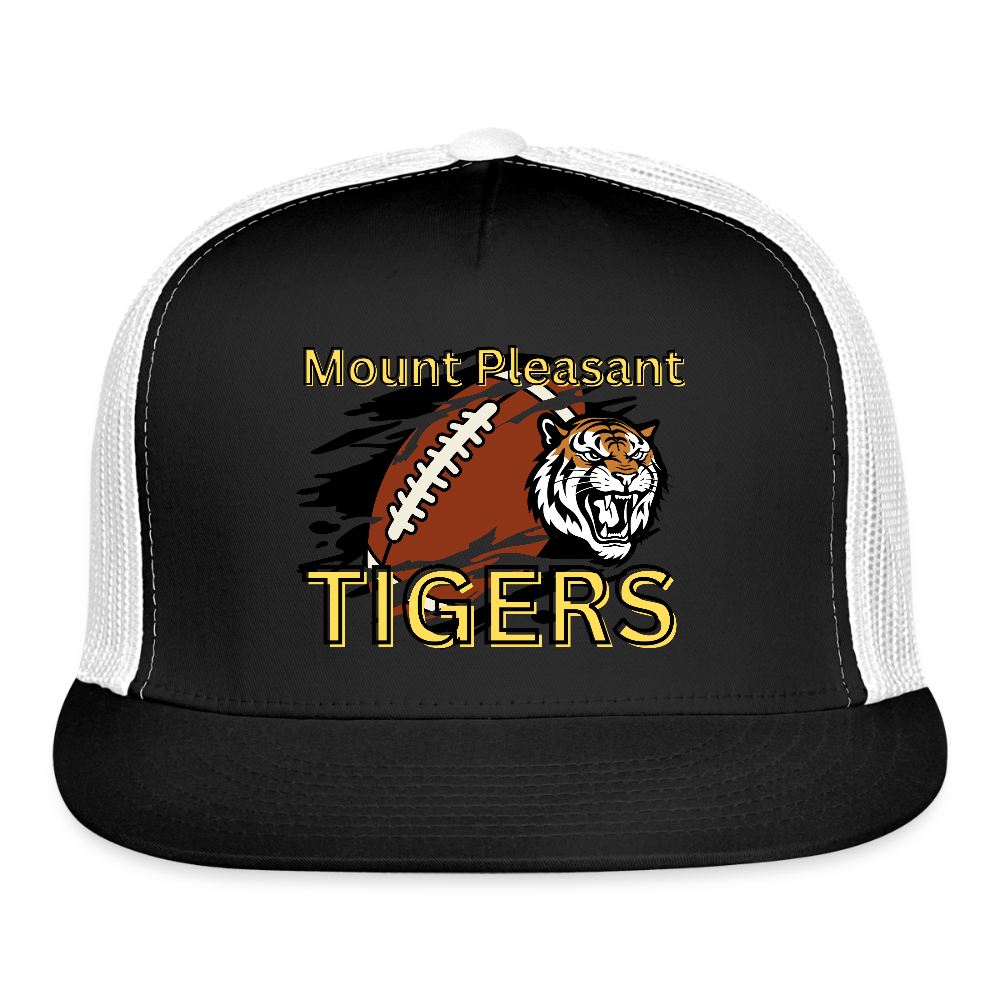 MP Tiger Football Trucker Hat - black/white