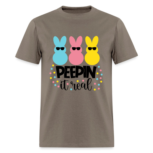 Peepin it real T-Shirt | GILDAN 5000 - safari
