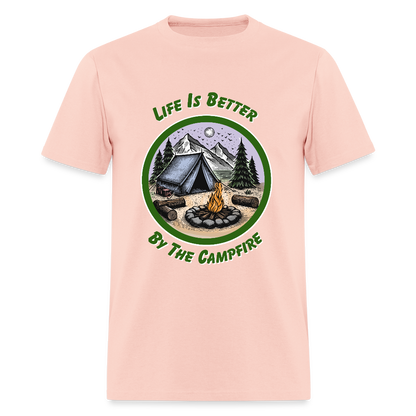 By the Campfire T-Shirt | GILDAN 5000 - blush pink 