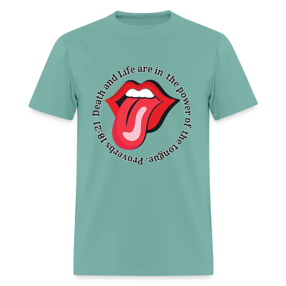 Power in the Tongue T-Shirt - aquatic