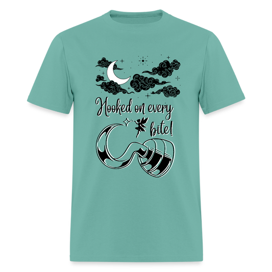 Tink Hooked on every bite! Classic T-Shirt - aquatic