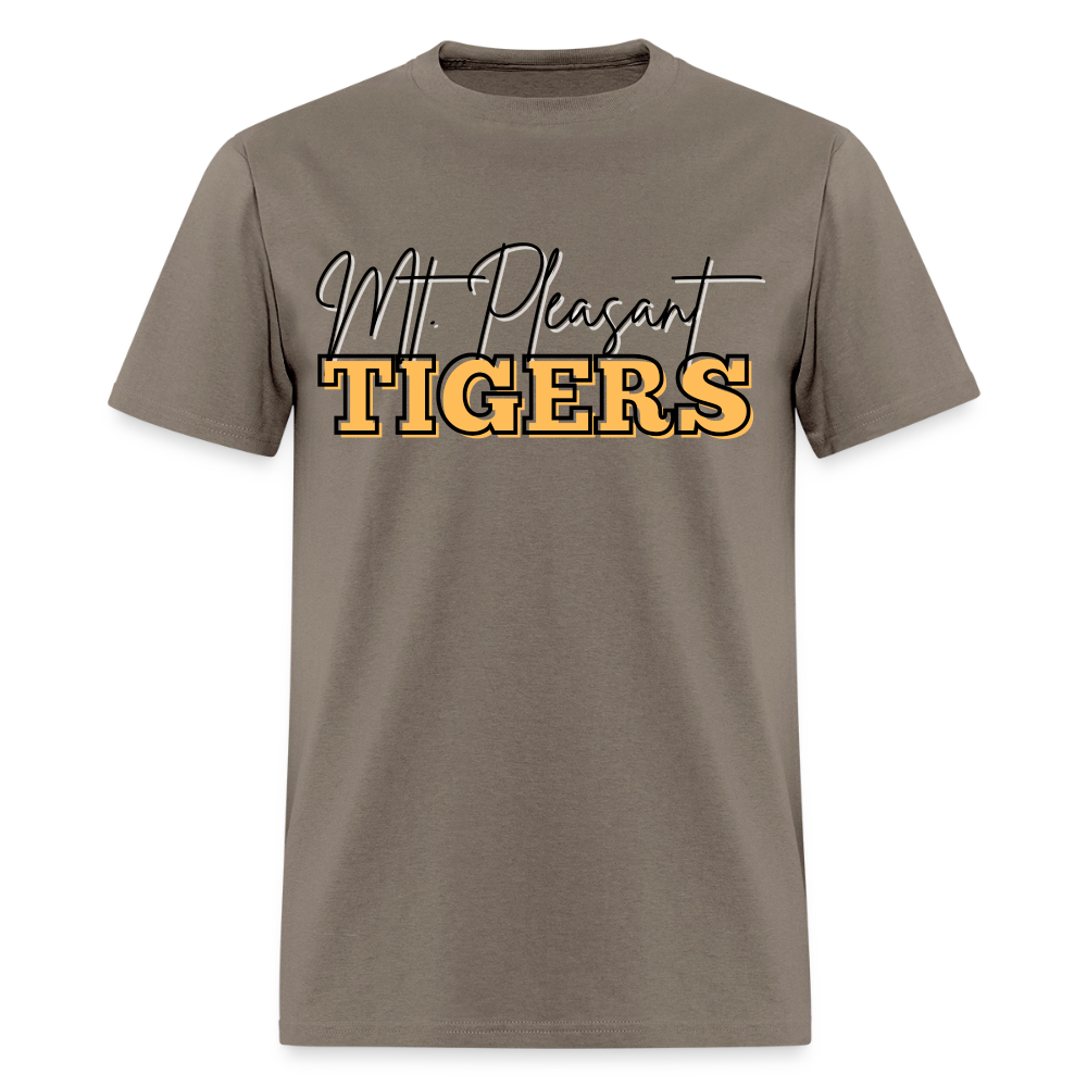 MP Bleed Black and Gold T-Shirt | GILDAN 5000 - safari