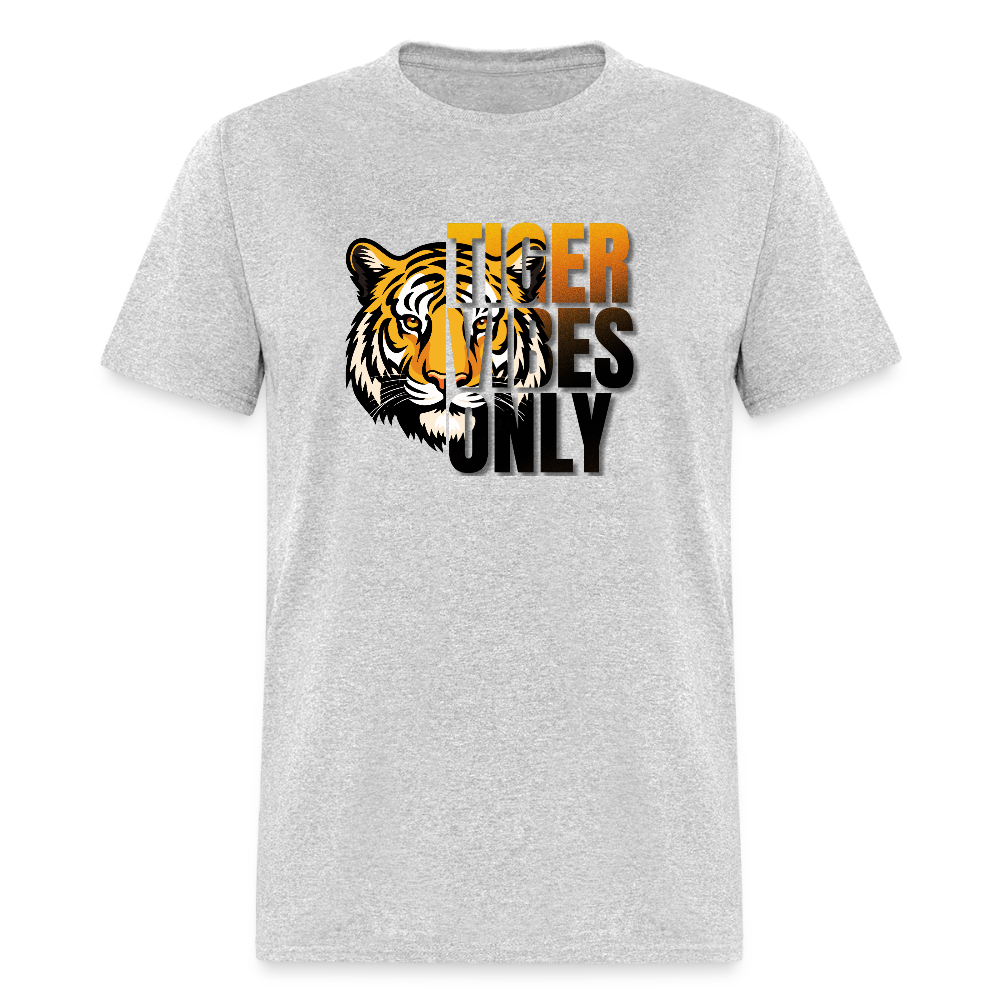 Tiger Vibes Only Black & Gold Classic T-Shirt - heather gray