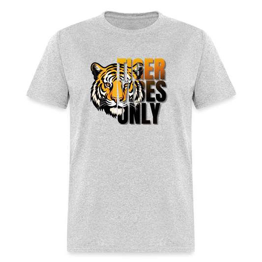 Tiger Vibes Only Black & Gold Classic T-Shirt - heather gray