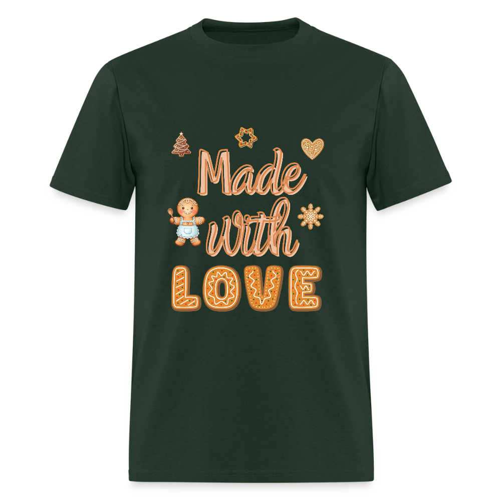 Made with LOVE T-Shirt | GILDAN 5000 - forest green
