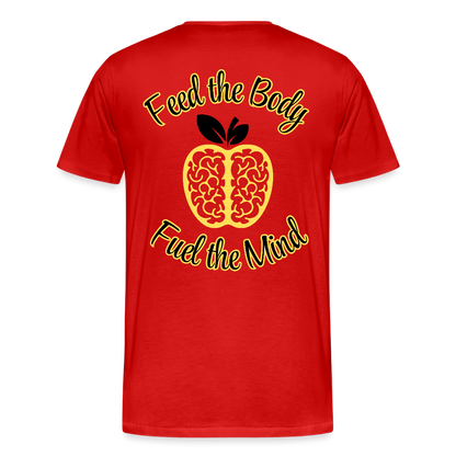 MPISD Brain Food Premium T-Shirt - red