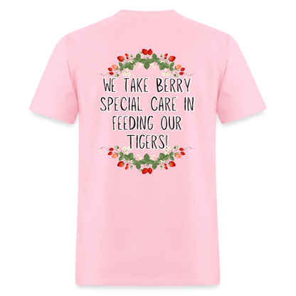 MPHS Berry Special Care in Feeding Our Tigers T-Shirt | GILDAN 5000 - pink