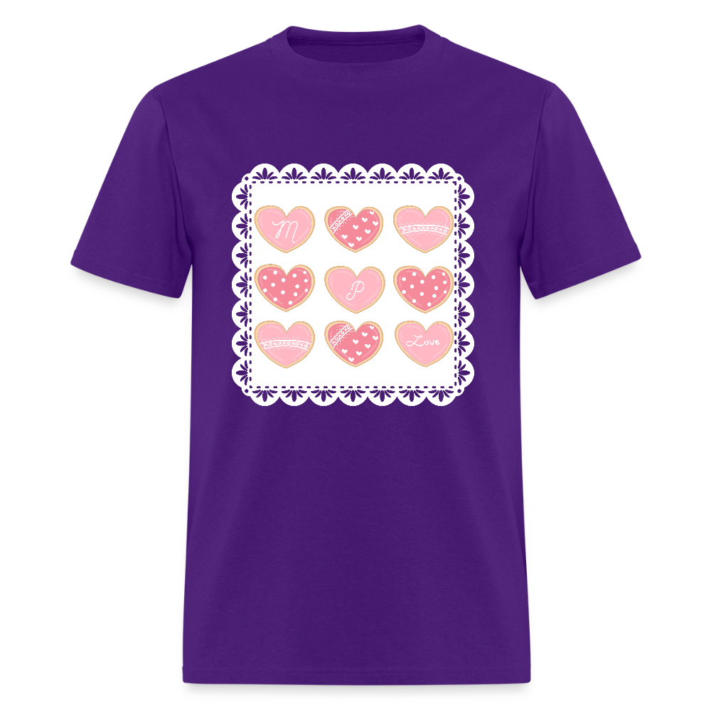 MP LOVE COOKIES- Child Nutrition T-Shirt | GILDAN 5000 - purple