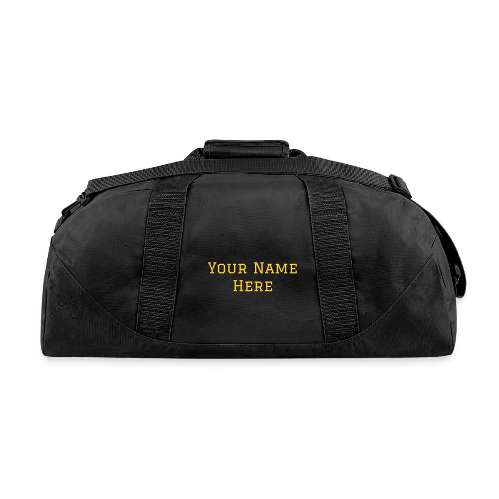 Customizable MP Tigers Recycled Duffel Bag - black