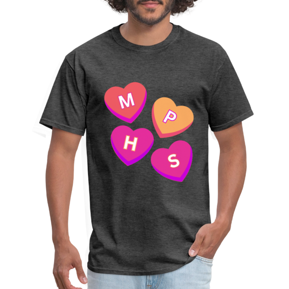 MPHS Convo Hearts Classic T-Shirt - heather black
