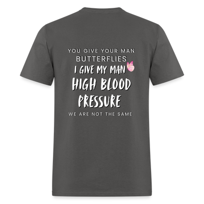 FWC Butterflies & High Blood Pressure Classic T-Shirt - charcoal