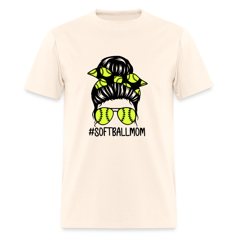 Softball Mom Bun Classic T-Shirt - natural