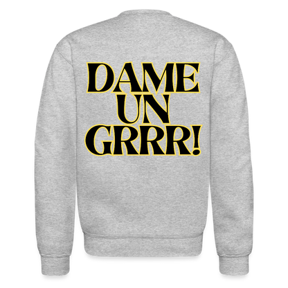 Solo aquí por el Tigre! Crewneck Sweatshirt - heather gray