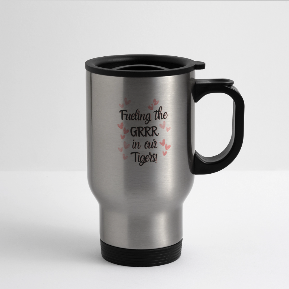 MPHS Fueling the GRRR Travel Mug - silver