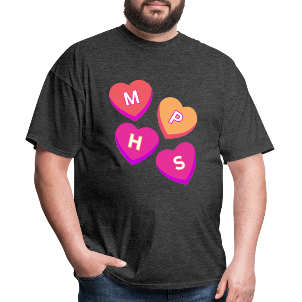 MPHS Convo Hearts Classic T-Shirt - heather black