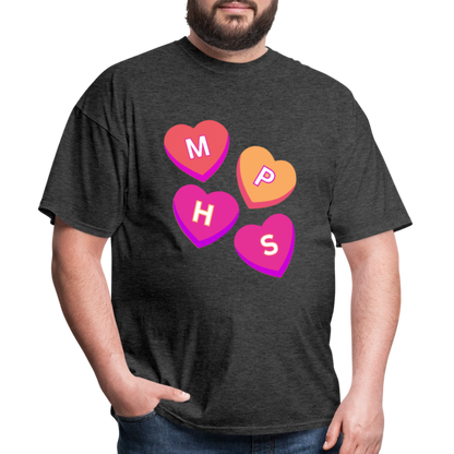 MPHS Convo Hearts Classic T-Shirt - heather black