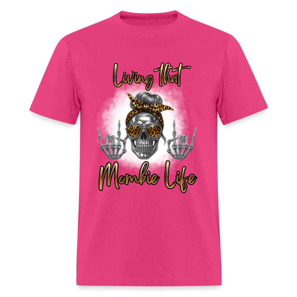 Mombie Life T-Shirt | GILDAN 5000 - fuchsia