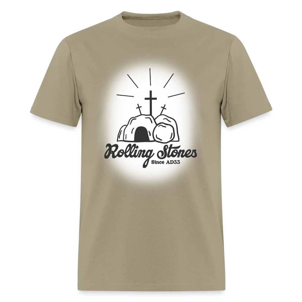 Rolling Stones Since AD33 T-Shirt | GILDAN 5000 - khaki