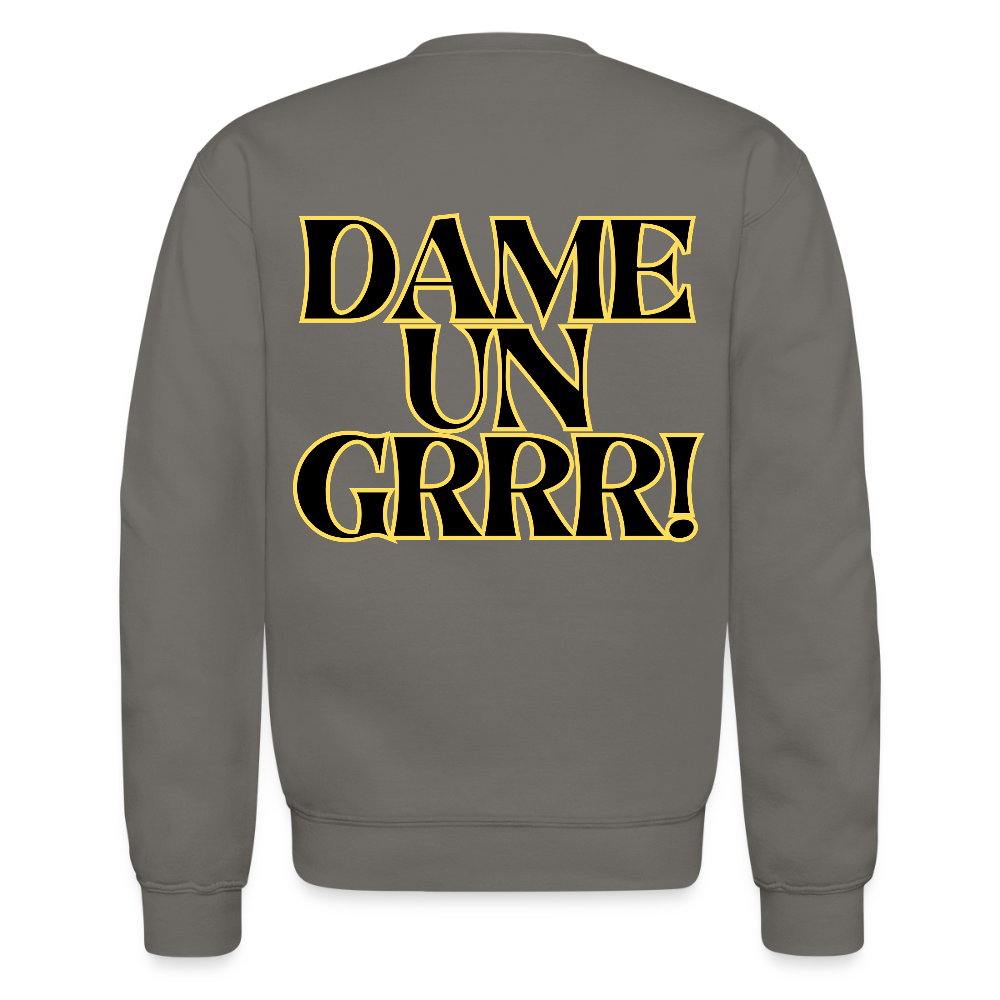 Solo aquí por el Tigre! Crewneck Sweatshirt - asphalt gray