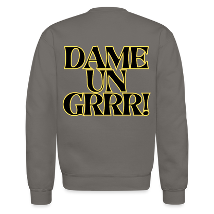 Solo aquí por el Tigre! Crewneck Sweatshirt - asphalt gray