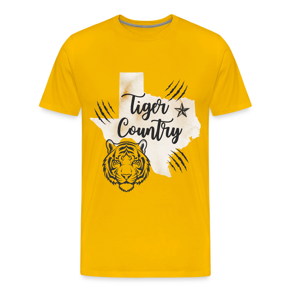 Tiger Country 2 Premium Adult T-Shirt - sun yellow