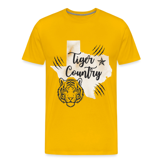 Tiger Country 2 Premium Adult T-Shirt - sun yellow
