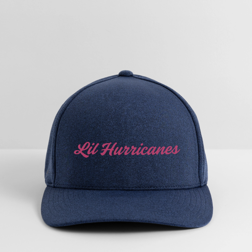 Lil Hurricanes Flexfit  Melange Baseball Cap - heather navy