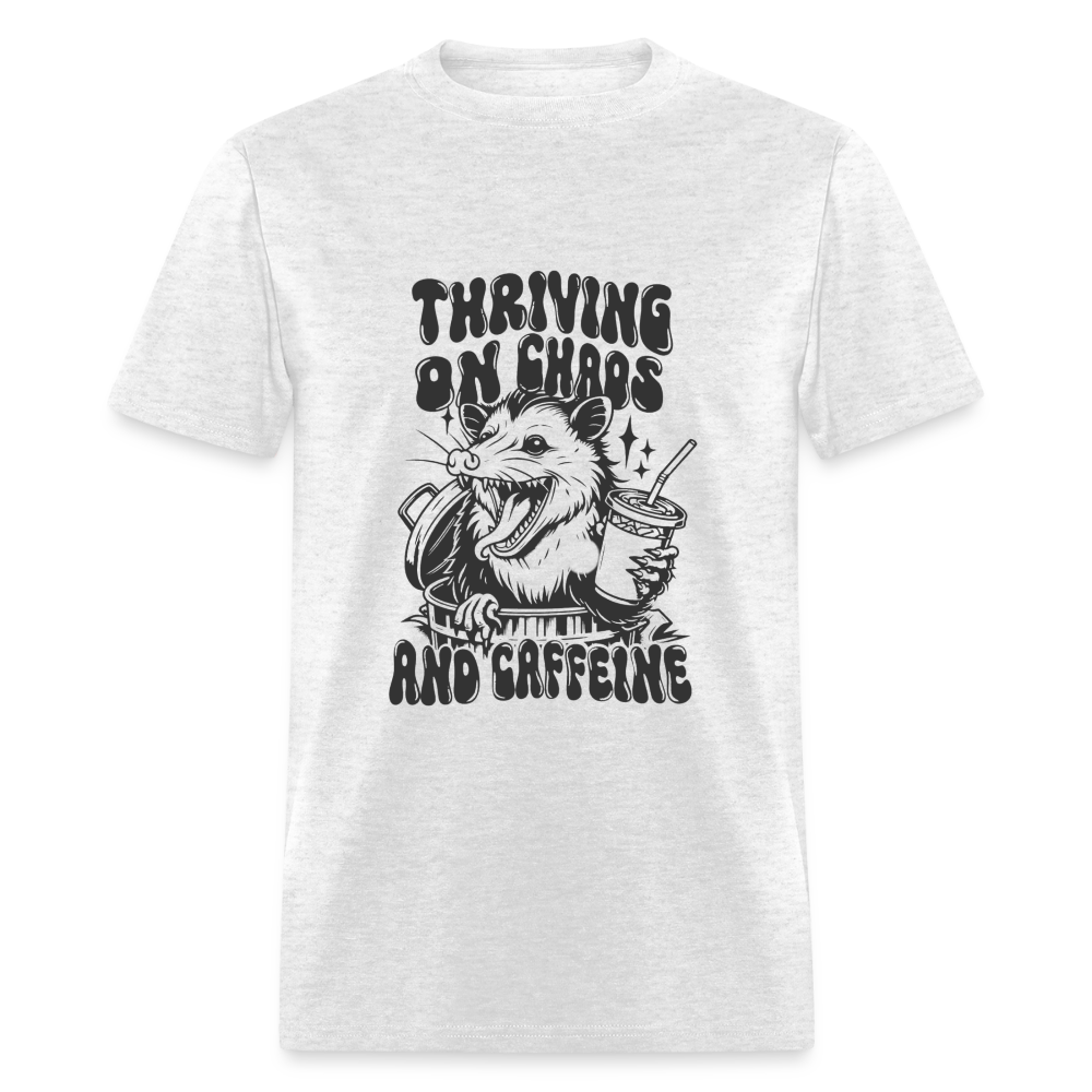 Chaos and Caffeine Classic T-Shirt - light heather gray