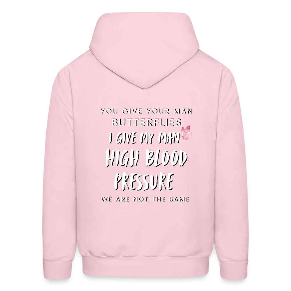 FWC Butterflies/ High blood Pressure Hoodie - pale pink