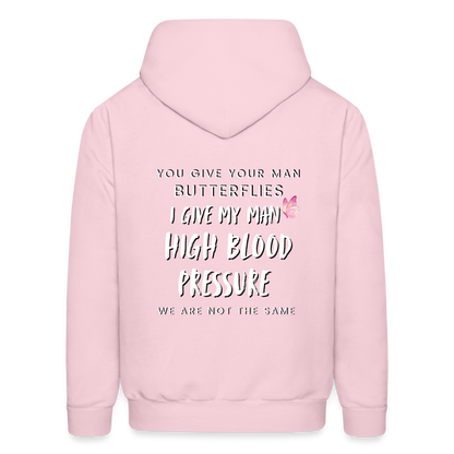 FWC Butterflies/ High blood Pressure Hoodie - pale pink