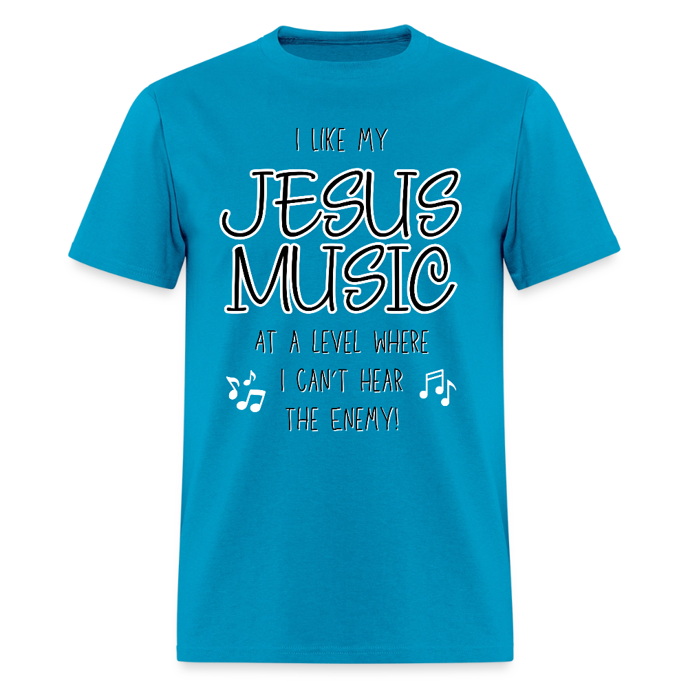 Jesus Music T-Shirt | GILDAN 5000 - turquoise