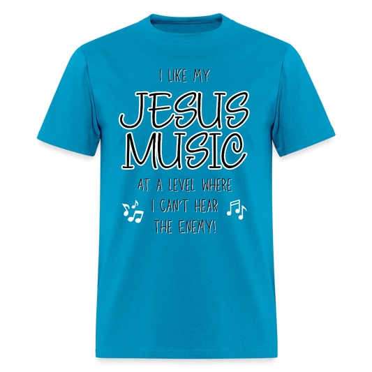 Jesus Music T-Shirt | GILDAN 5000 - turquoise