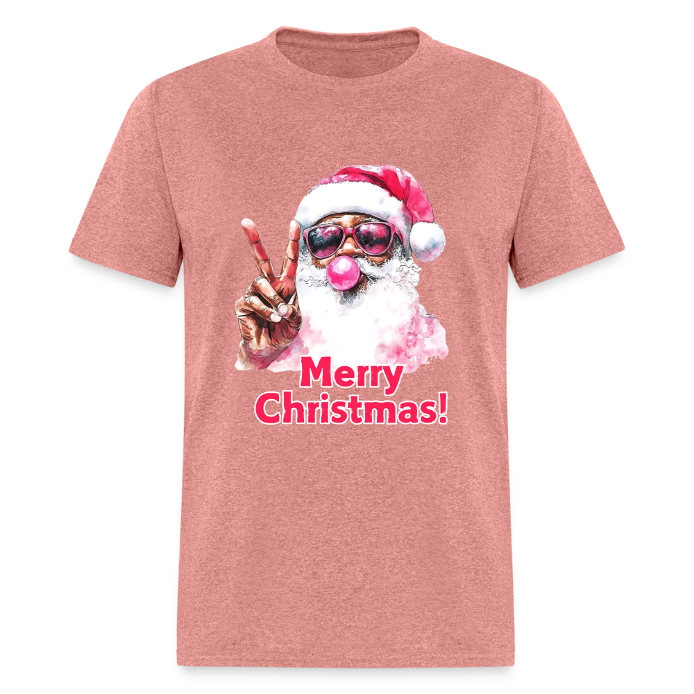 Peace Merry Christmas Unisex Classic T-Shirt - heather mauve