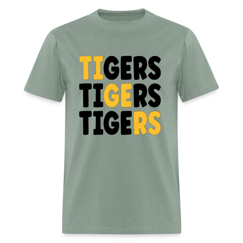 Tigers x 4 Unisex Classic T-Shirt - sage