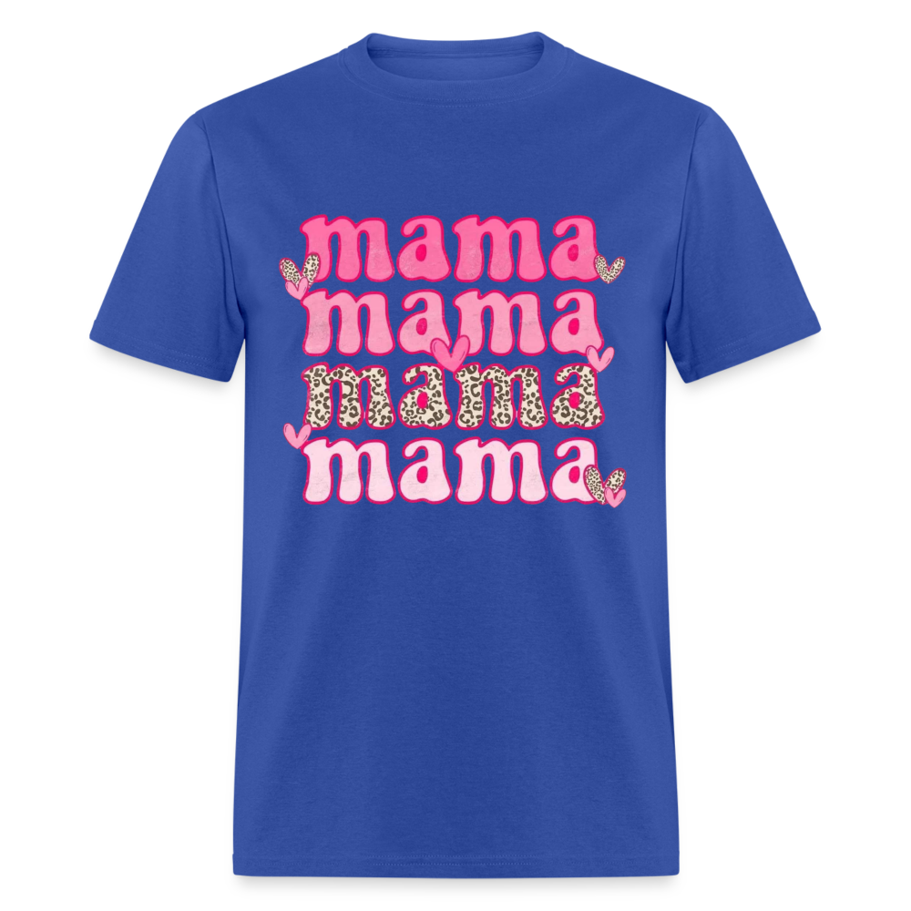 MAMA Hearts Unisex Classic T-Shirt - royal blue