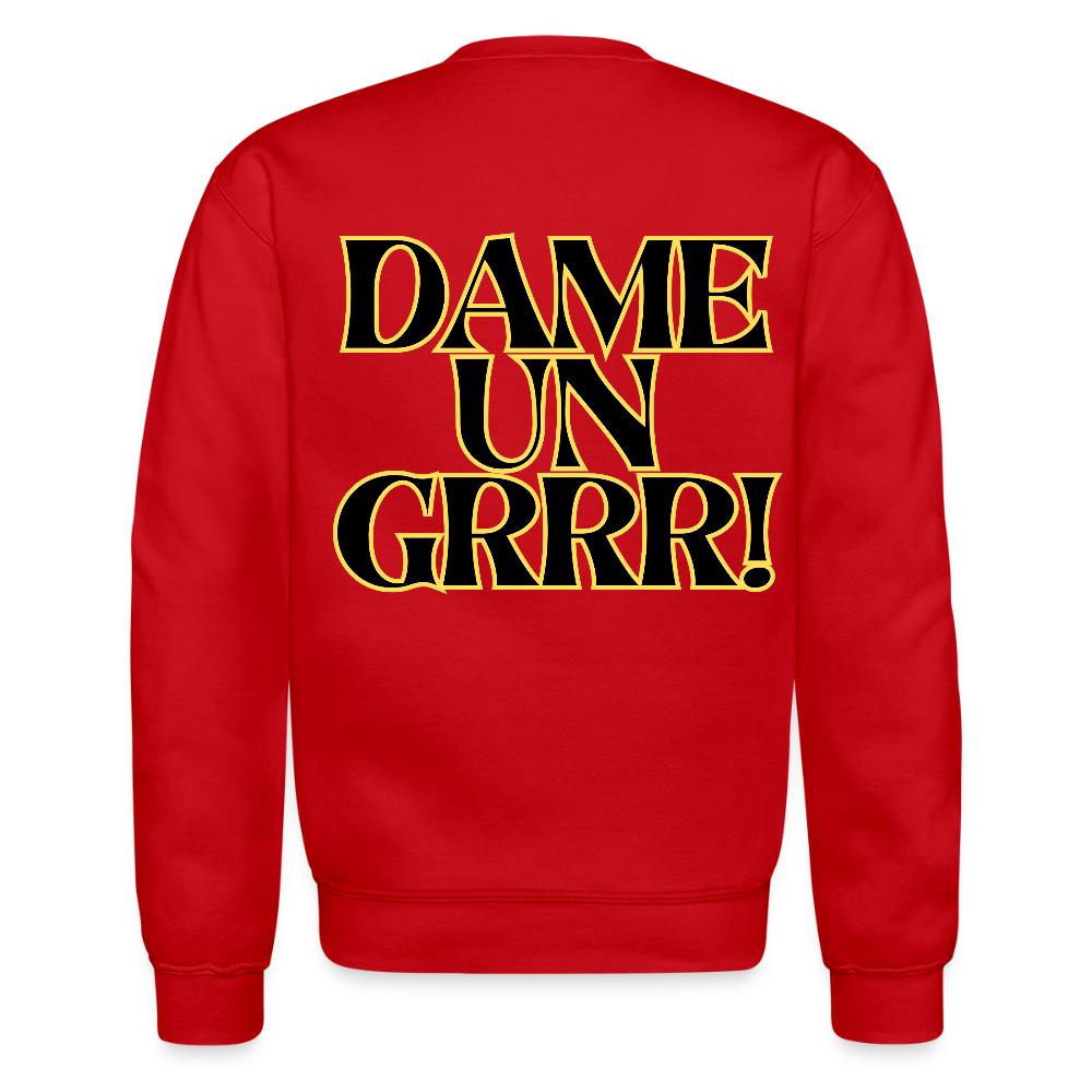 Solo aquí por el Tigre! Crewneck Sweatshirt - red