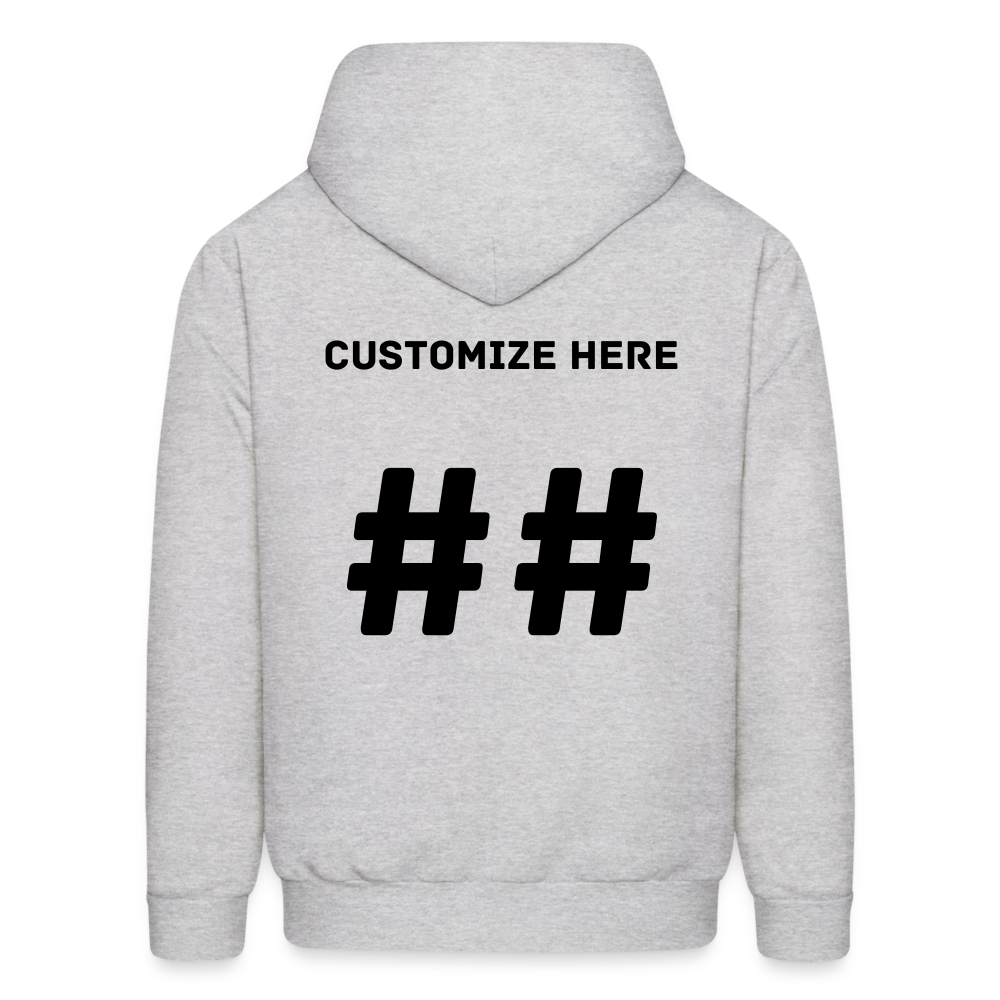 Customizable Tiger Vibes Only Unisex Hoodie - ash 