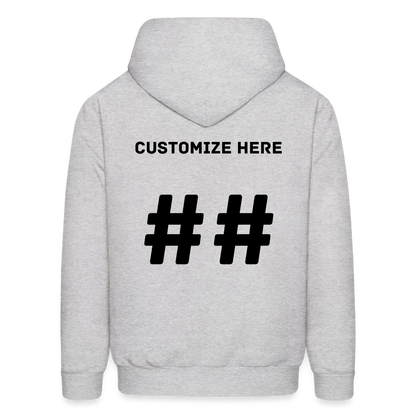 Customizable Tiger Vibes Only Unisex Hoodie - ash 