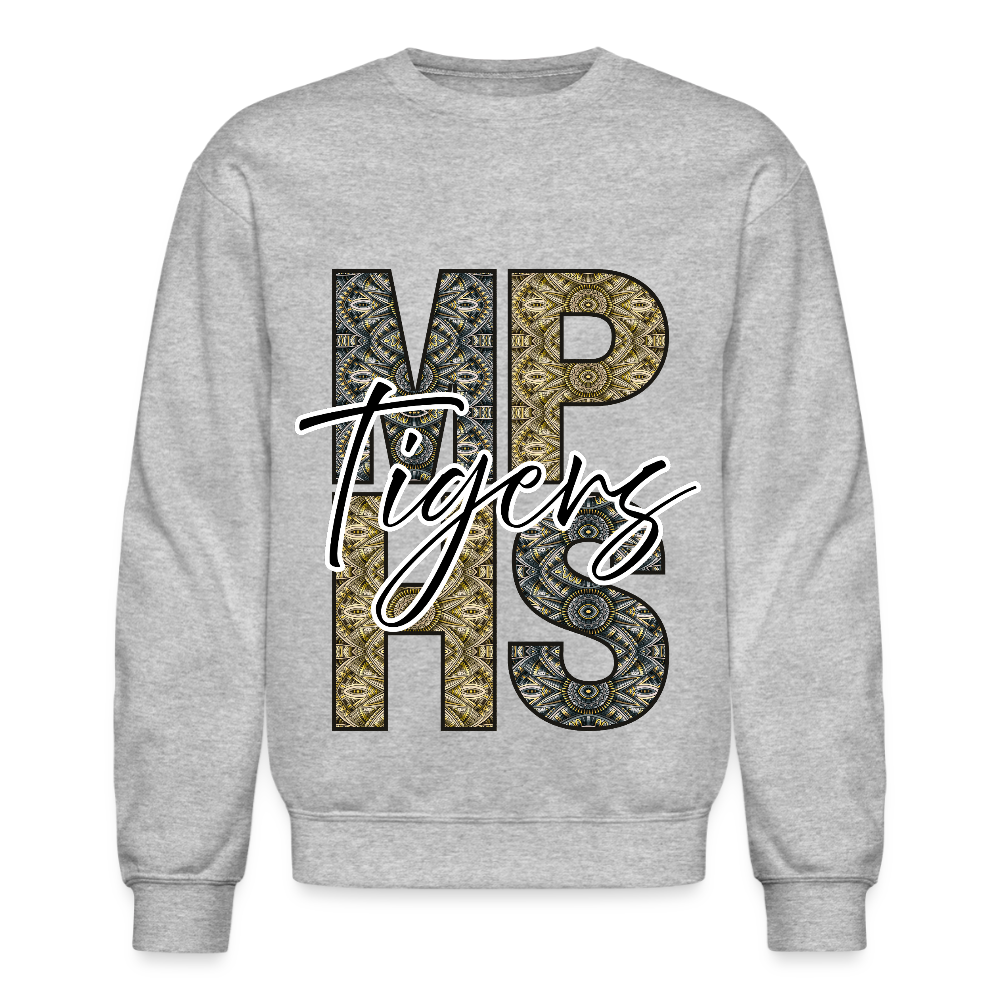 MPHS Tigers Tribal Crewneck Sweatshirt - heather gray